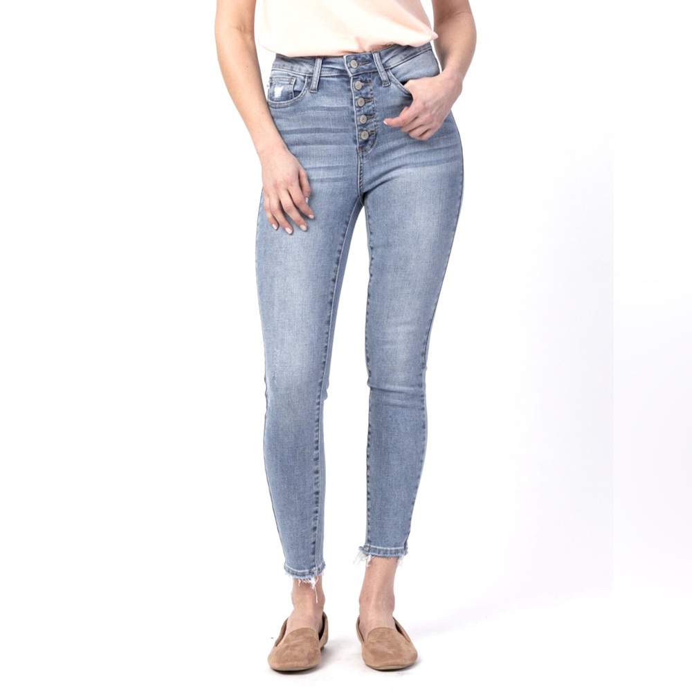 🆕 Judy Blue Hi Rise Button Fly Skinny